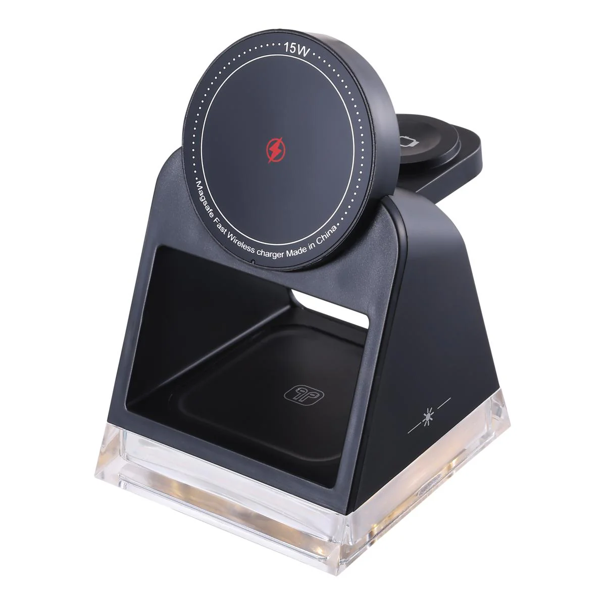 Griffin Tripower Station Max - 3-in-1 Wireless Charging Station with Nightlight - Image 2