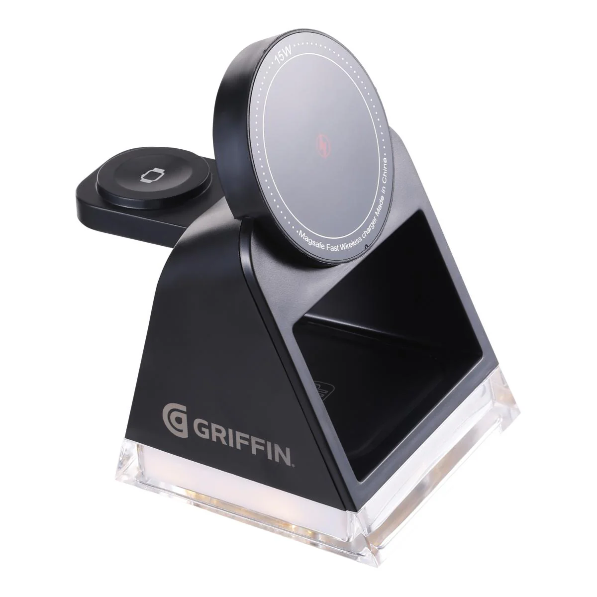 Griffin Tripower Station Max - 3-in-1 Wireless Charging Station with Nightlight - Image 3