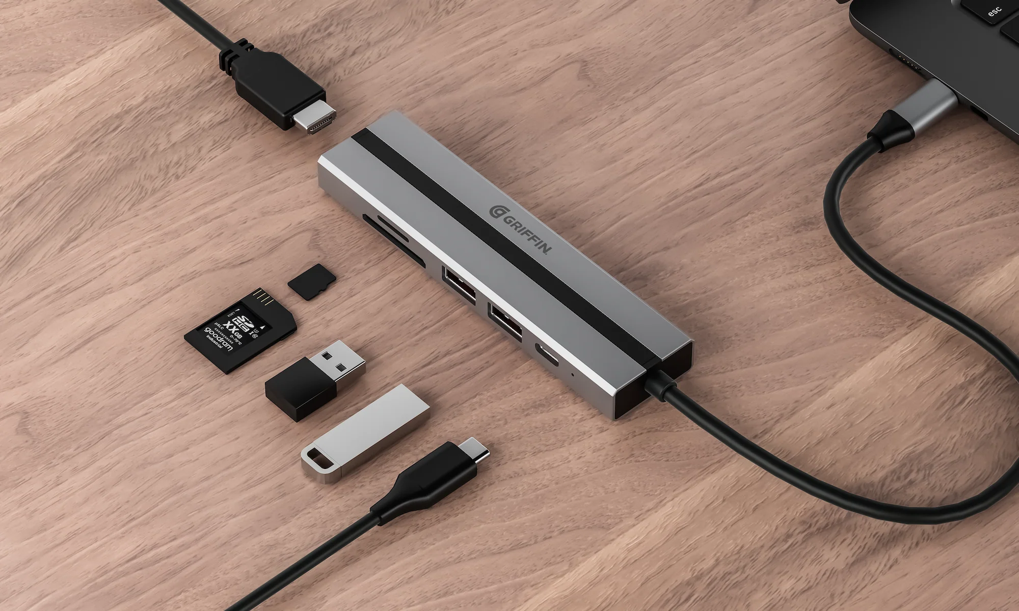 Griffin 6-in-1 4K USB-C Hub - Image 13