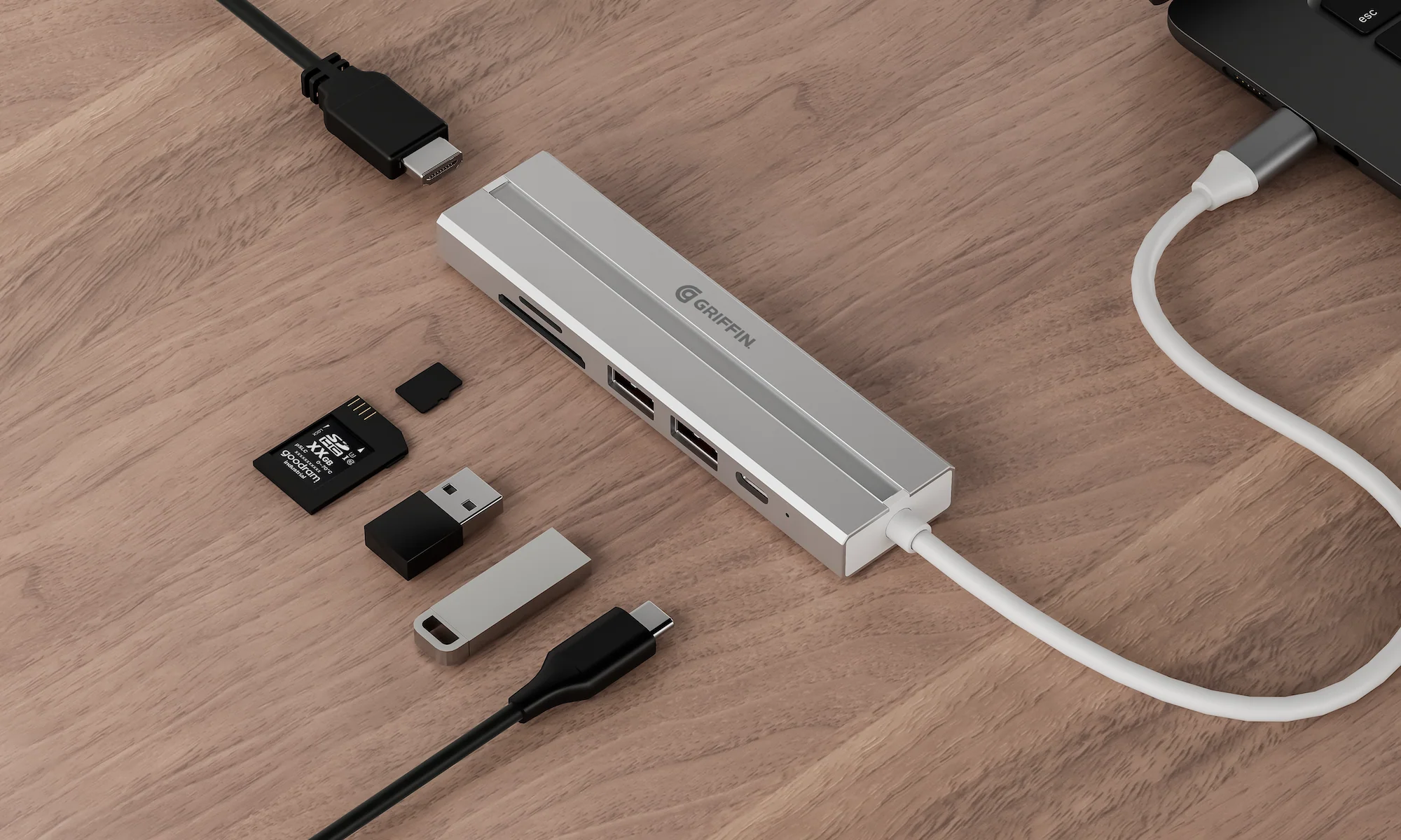 Griffin 6-in-1 4K USB-C Hub - Image 5
