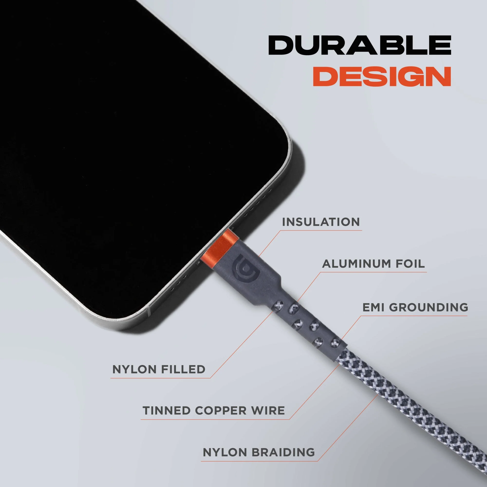 Griffin 6' Ultra Durable USB-C to USB-C Charge/Sync Cable - Image 5