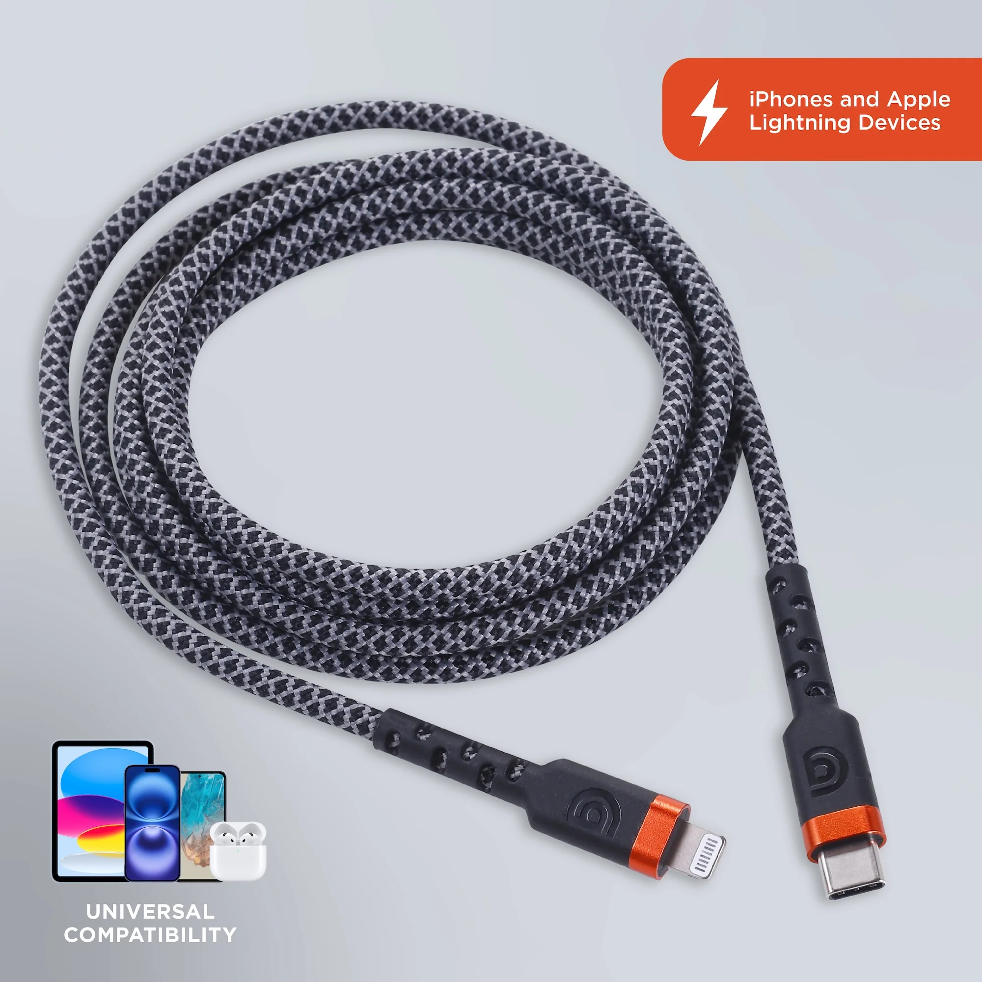Griffin 6' Ultra Durable Lightning USB-C Charge/Sync Cable - Image 3