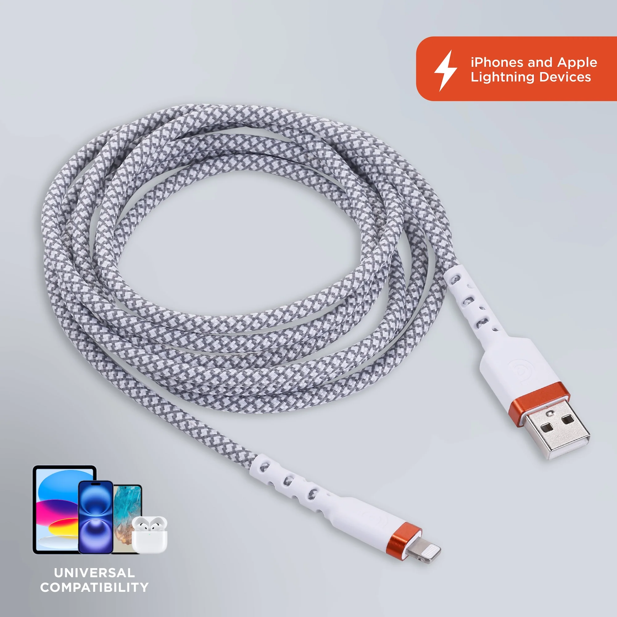 Griffin 6' Ultra Durable USB-A to Lightning Charge/Sync Cable - Image 3