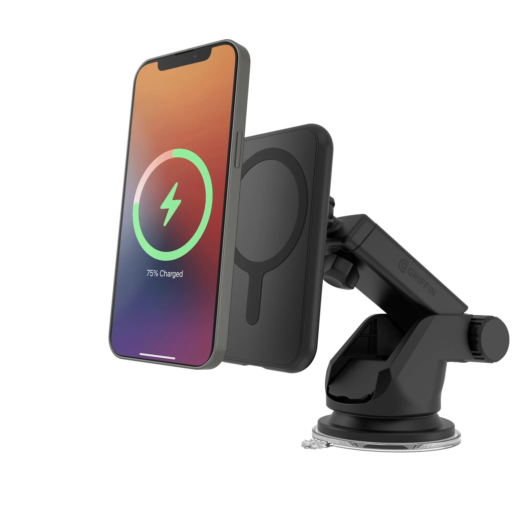 Griffin Magnetic Wireless Charging Dash/Window Mount - Image 2