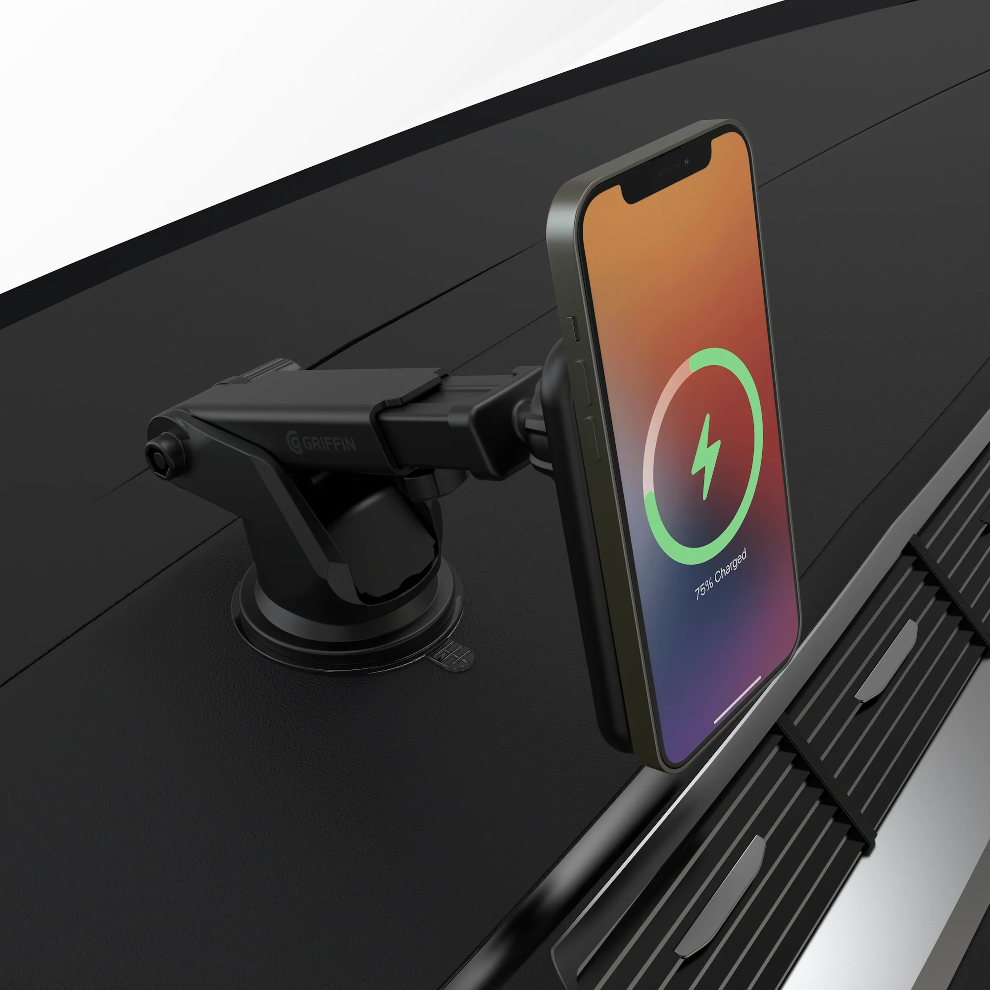 Griffin Magnetic Wireless Charging Dash/Window Mount - Image 4