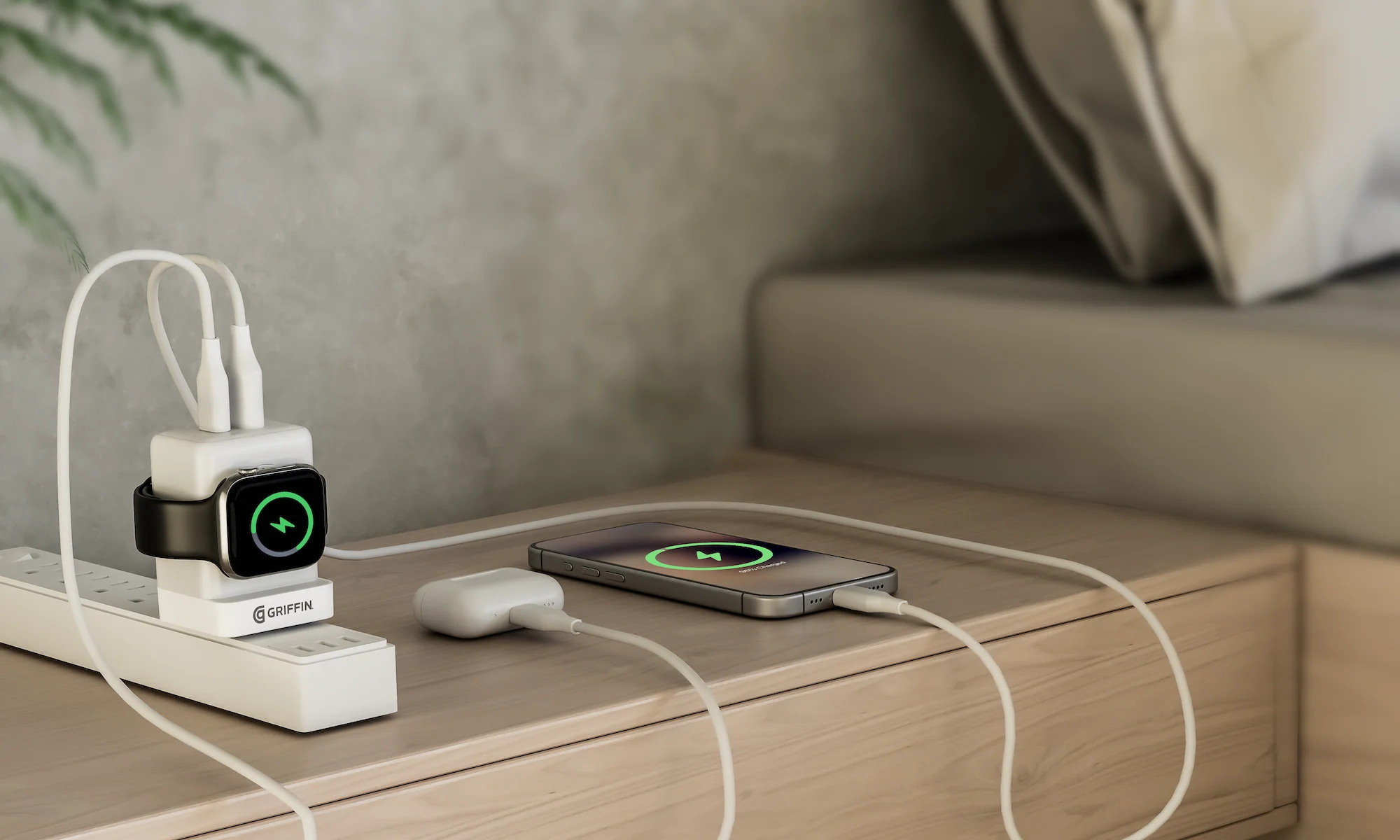 Griffin PowerBlock 20W Wall Charger with Smartwatch Charger - Image 10