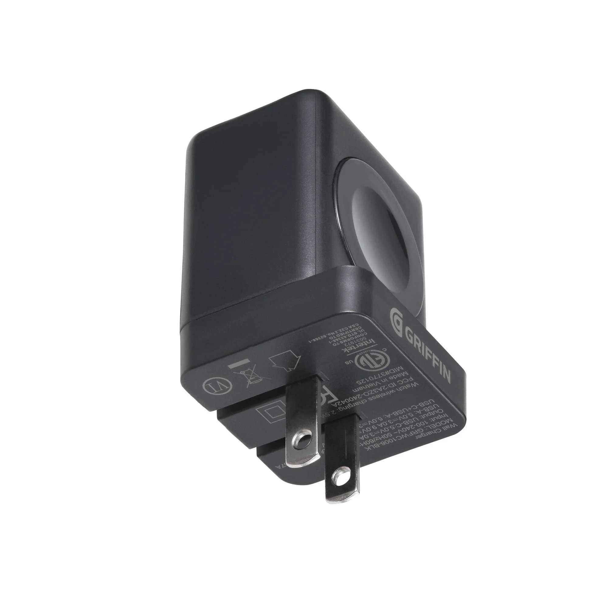 Griffin PowerBlock 20W Wall Charger with Smartwatch Charger - Image 3