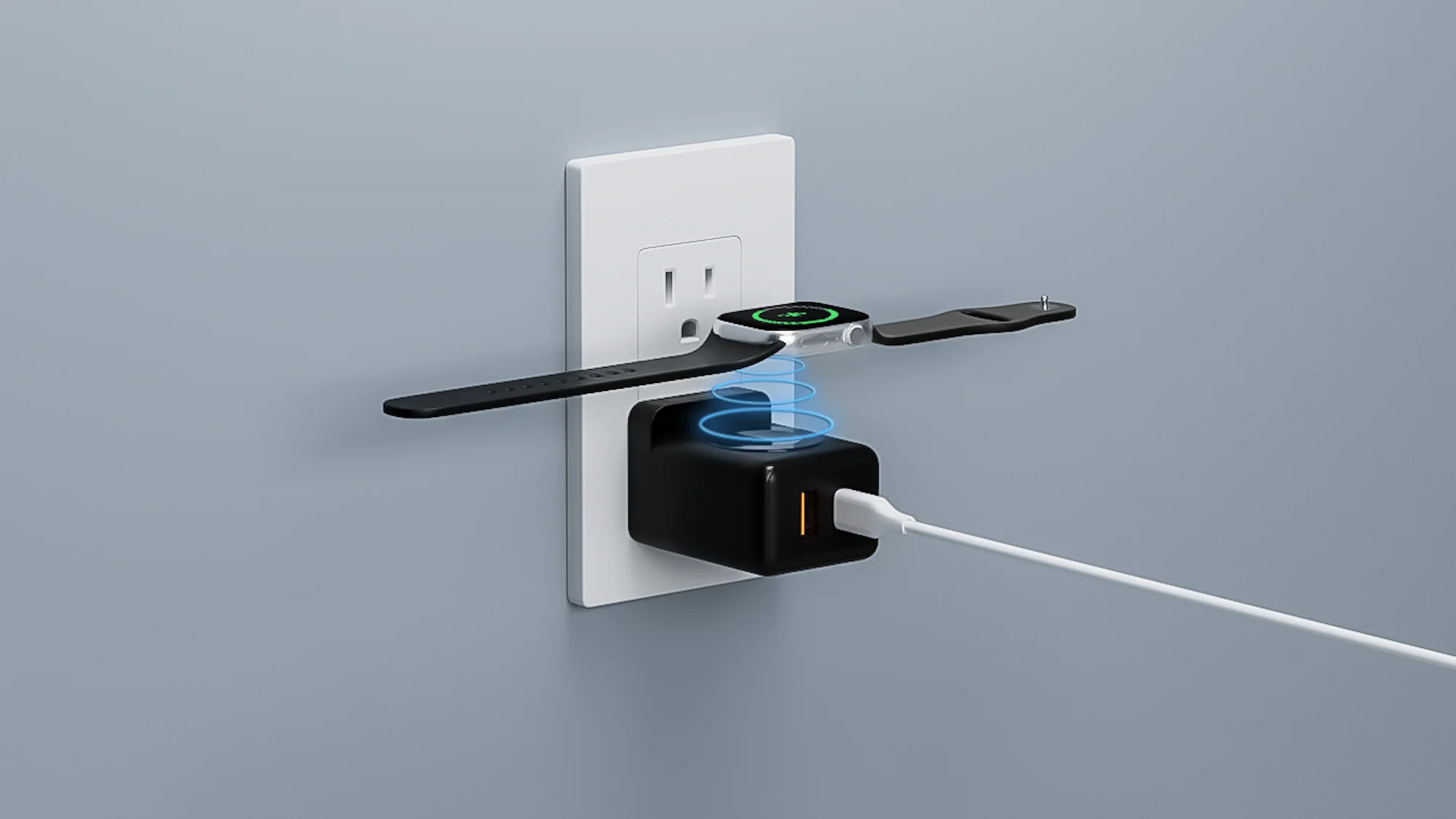 Griffin PowerBlock 20W Wall Charger with Smartwatch Charger - Image 4