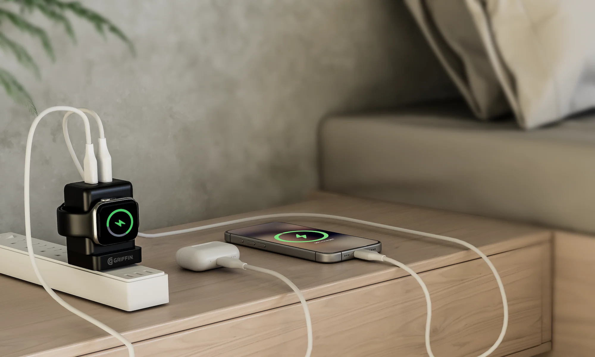 Griffin PowerBlock 20W Wall Charger with Smartwatch Charger - Image 5