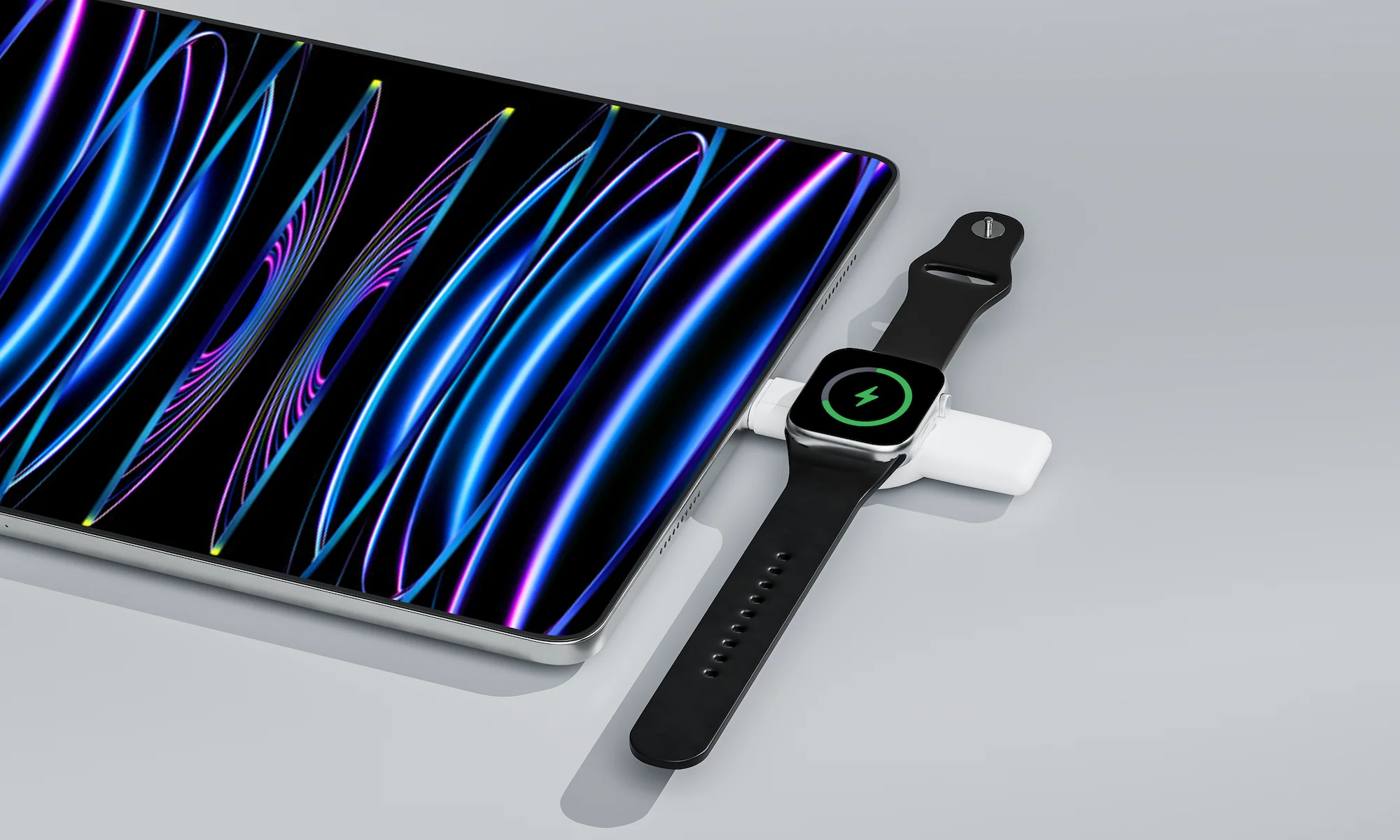 Griffin 2-in-1 Wireless Smartwatch & USB-A to USB-C Charger - Image 2