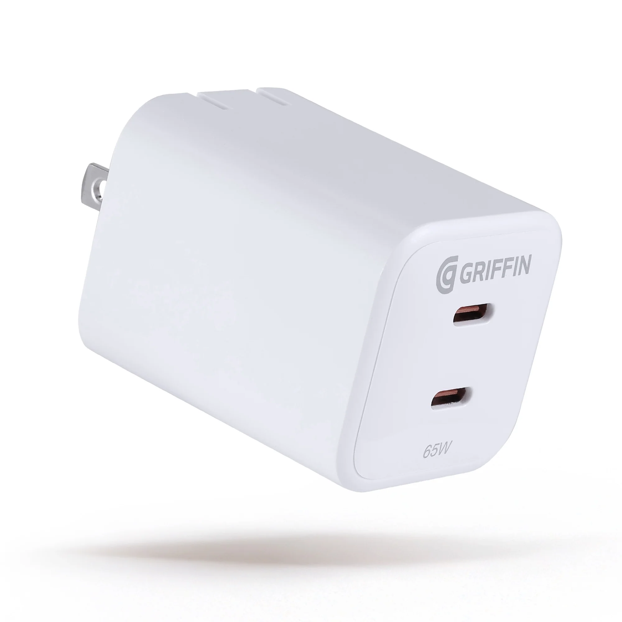 Griffin PowerBlock 65W Dual USB-C Wall Charger