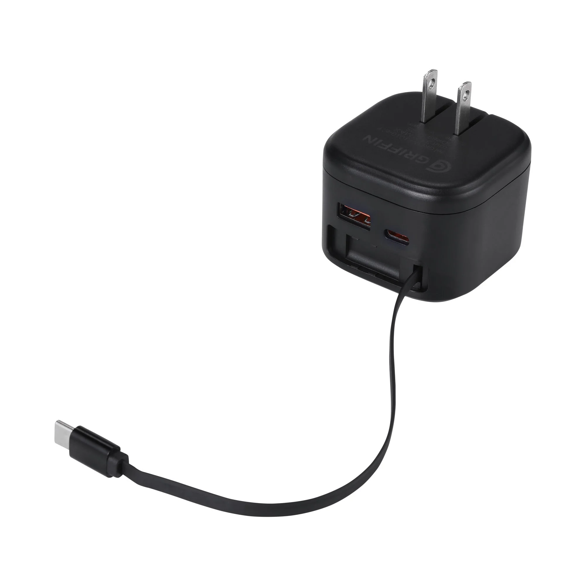 Griffin 35W Wall Charger with Retractable USB-C Cable - Image 4