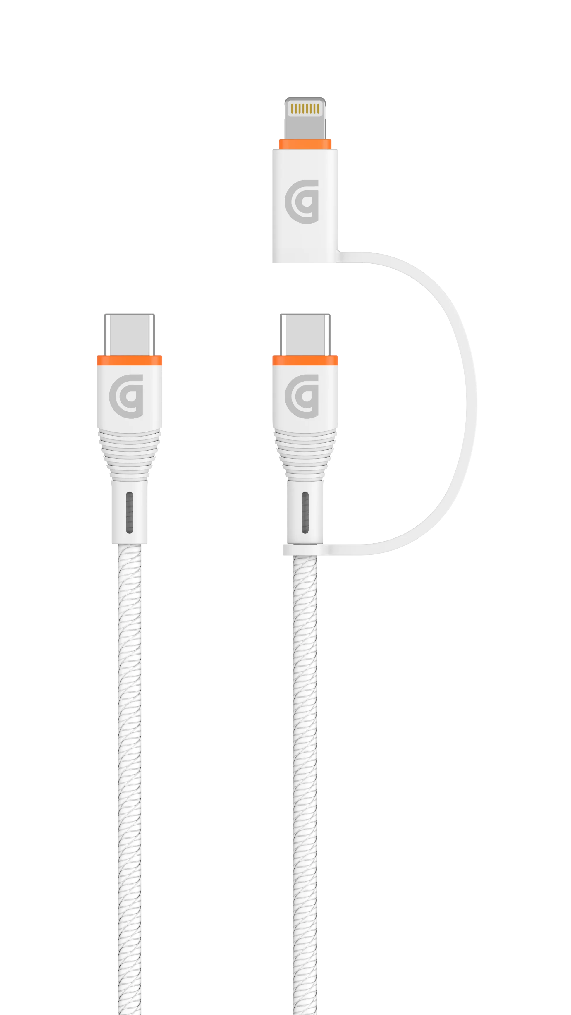 Griffin 6' USB-C to USB-C Cable with Tethered Lightning Tip