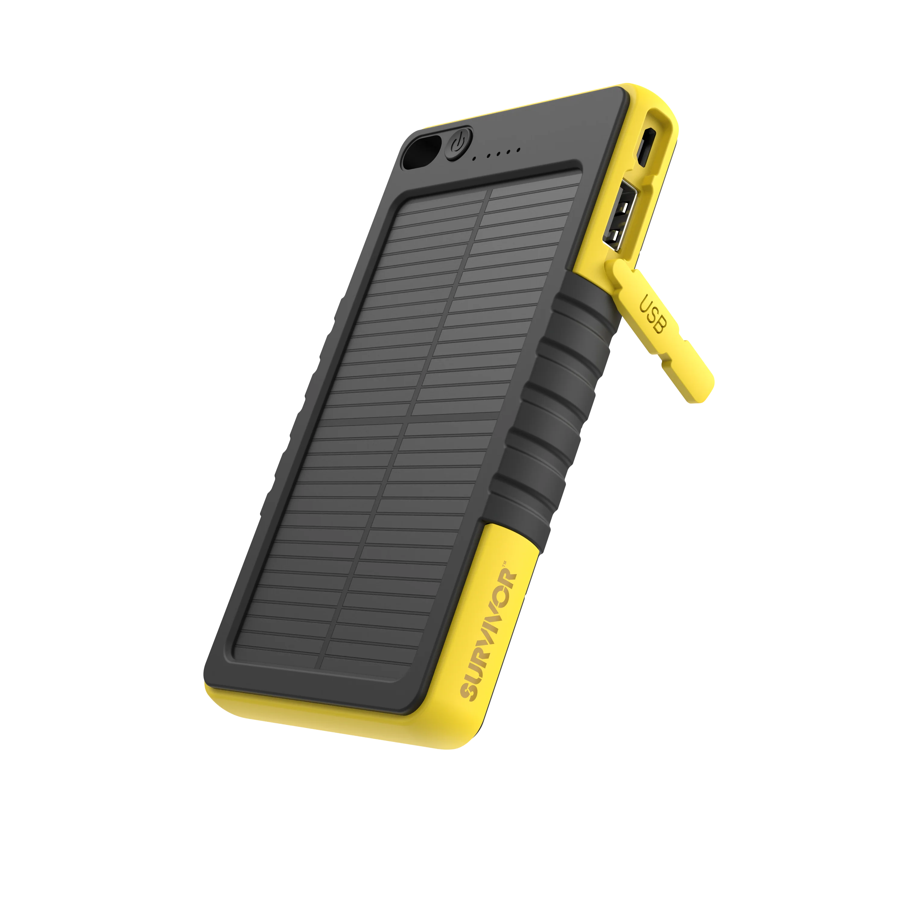 Survivor 6000mAh Rugged Solar Power Bank - Image 2
