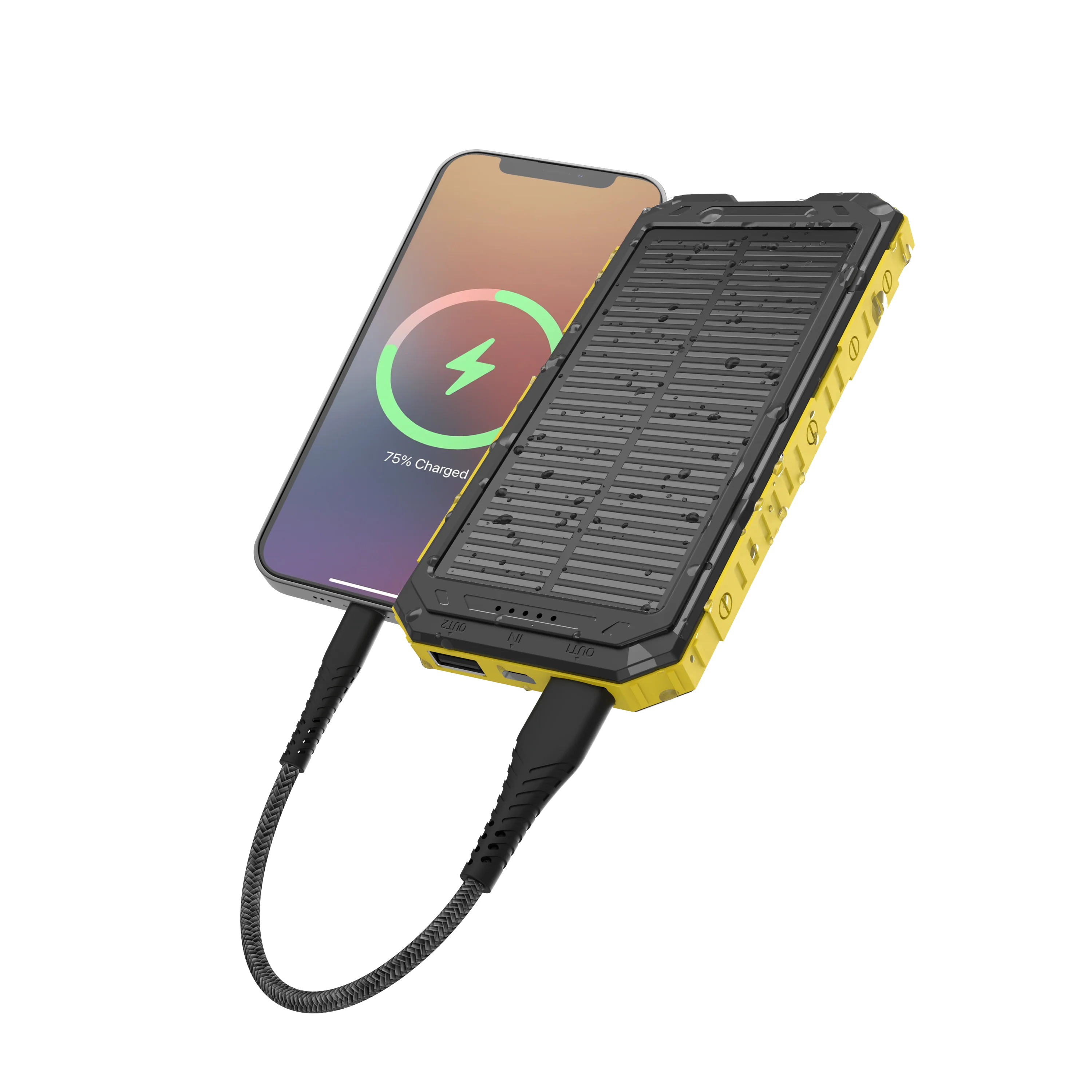 Survivor 10000mAh Rugged Solar Power Bank - Image 4