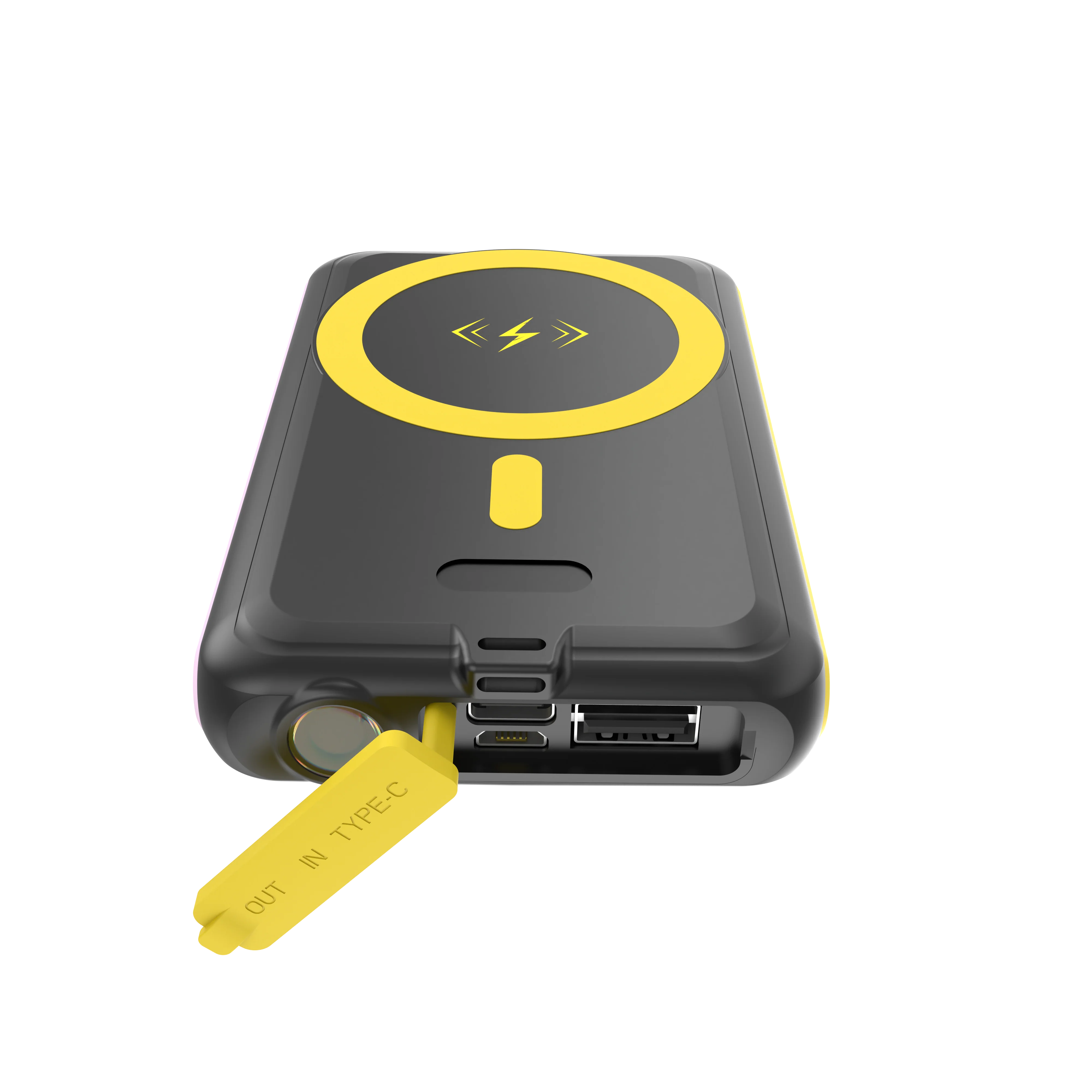 Survivor 5000mAh Rugged Solar Power Bank with Magnetic Wireless Charging - Image 4
