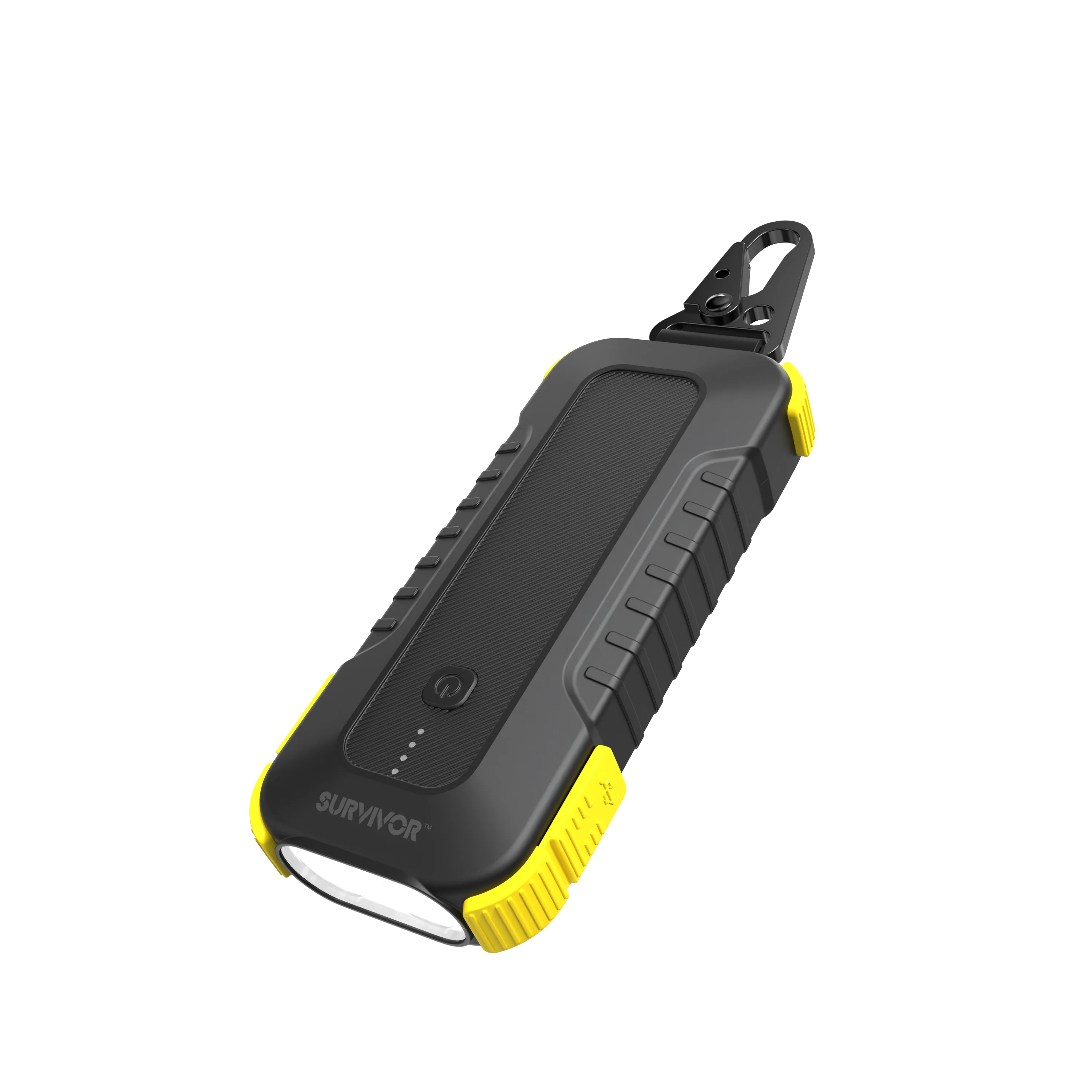Survivor 10000mAh Rugged Power Bank with Built-in Flashlight