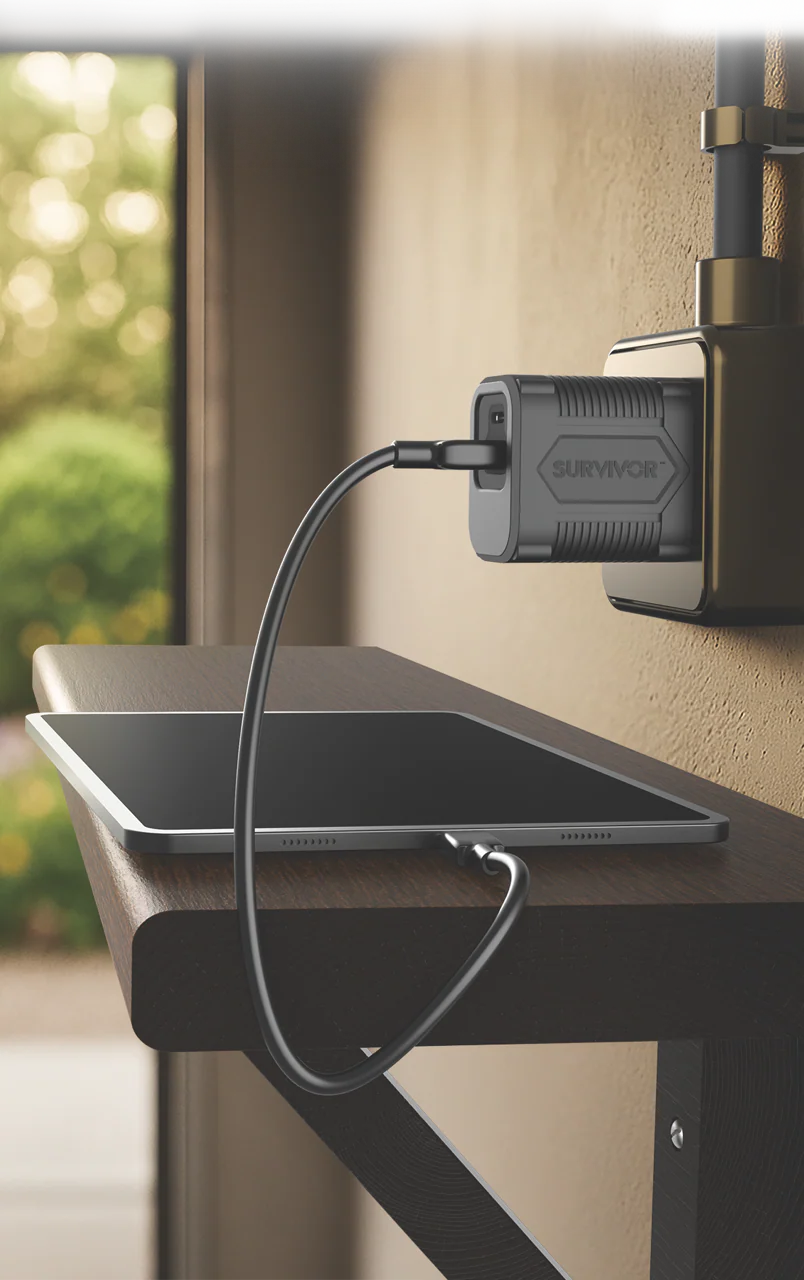 Survivor 20W Dual USB Wall Charger - Image 17