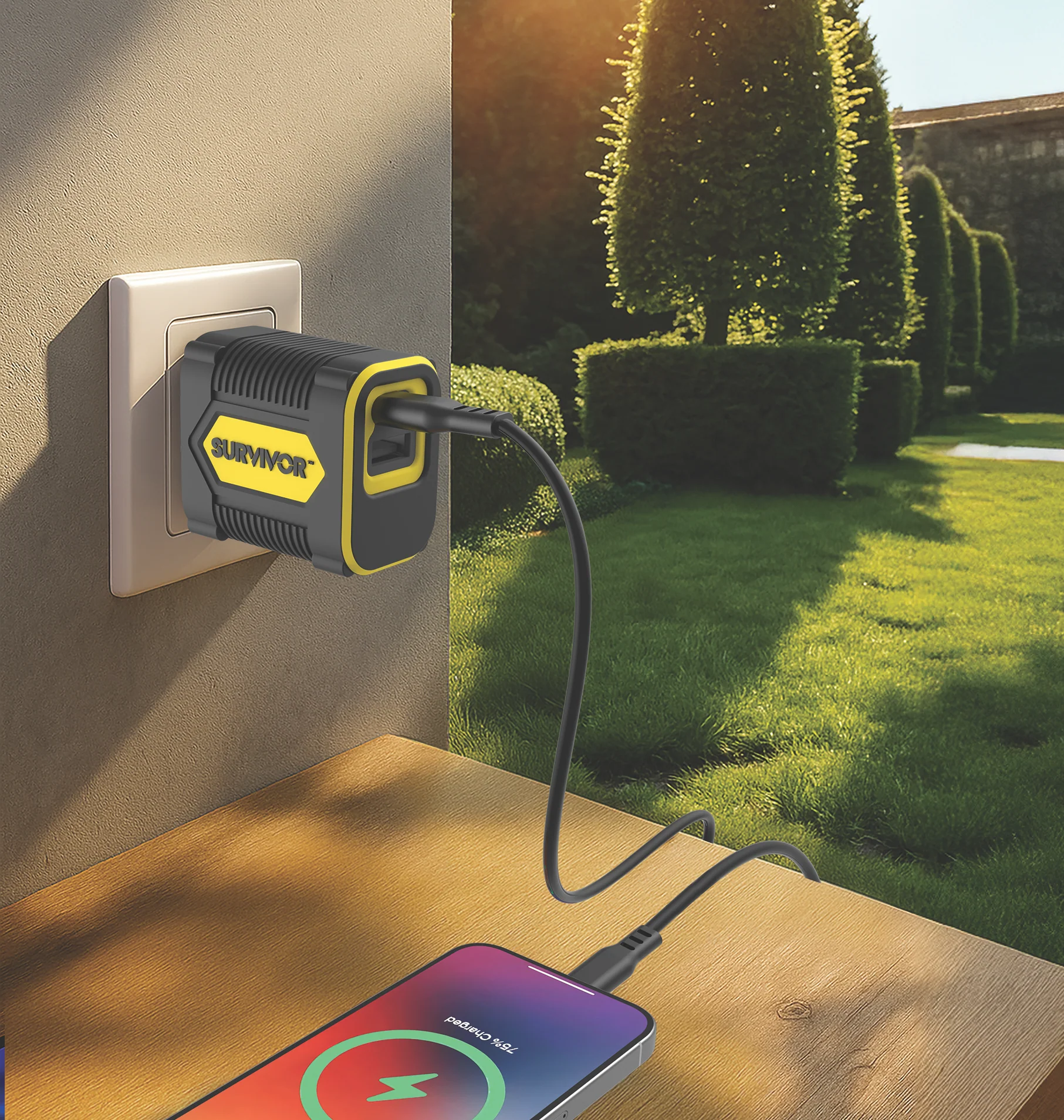 Survivor 20W Dual USB Wall Charger - Image 6
